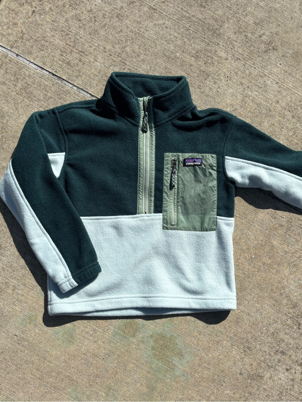 Patagonia Kids Microdini Half Zip Pullover